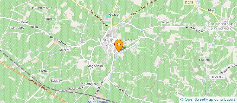 localisation de l'entreprise RELAIS LATORRE  SAINT-EMILION