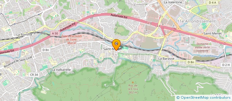 localisation de l'entreprise RELAIS MAJORITE CITOYENNE  MARSEILLE