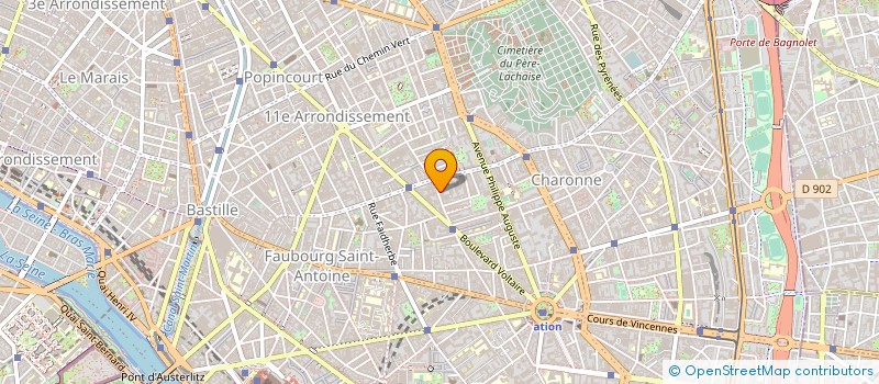 localisation de l'entreprise RELAIS MEDICAL AUX DELAISSES à PARIS