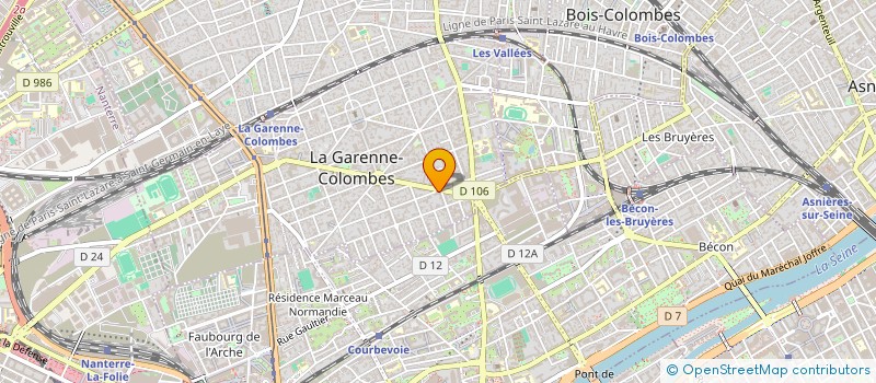 localisation de l'entreprise RELAIS MS à LA GARENNE-COLOMBES