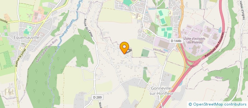 localisation de l'entreprise RELAIS NORMANDIE D'OPERATION ORANGE DE SOEUR EMMANUELLE  GONNEVILLE-SUR-HONFLEUR