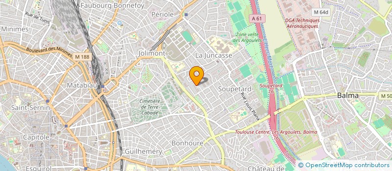 localisation de l'entreprise RELAIS OUVERTURE ECHANGES LINGUISTIQUES à TOULOUSE