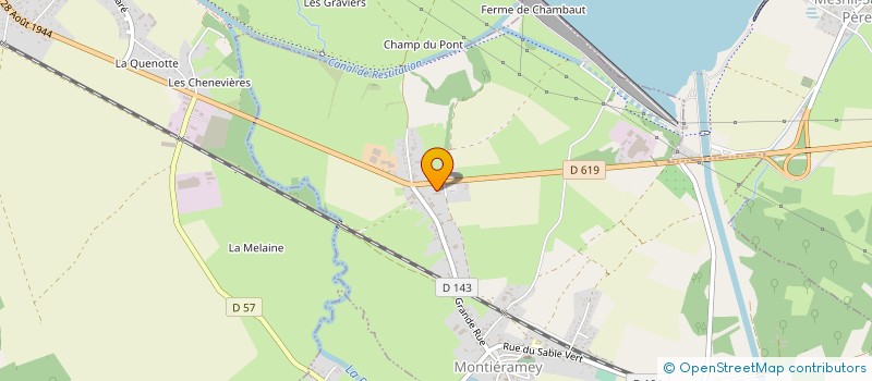 localisation de l'entreprise RELAIS PARIS BALE à MONTIERAMEY