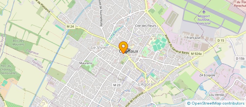 localisation de l'entreprise RELAIS PITCHOUNETS CUGNAUX  CUGNAUX