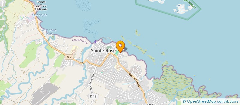 localisation de l'entreprise RELAIS PLUS à SAINTE-ROSE