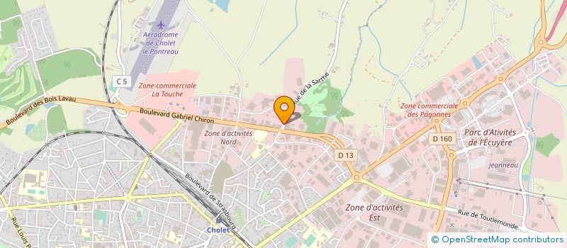 localisation de l'entreprise RELAIS POUR L EMPLOI à CHOLET