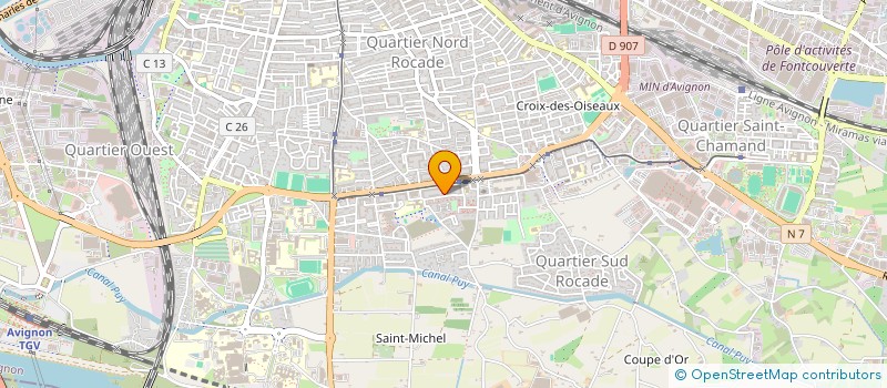 localisation de l'entreprise RELAIS POUR LE TRAVAIL LES SAVOIRS ET L'ACCOMPAGNEMENT à AVIGNON