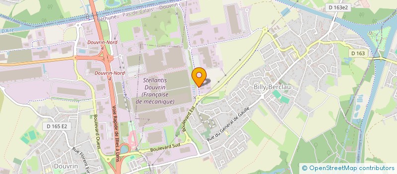 localisation de l'entreprise RELAIS RECYCLAGE TEXTILE  BILLY-BERCLAU