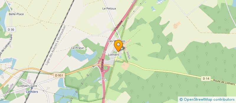 localisation de l'entreprise RELAIS ROUTIER à LUANT
