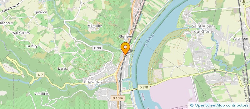 localisation de l'entreprise RELAIS SAINT MICHEL  SAINT-MICHEL-SUR-RHONE