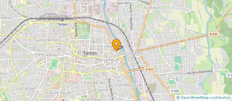 localisation de l'entreprise RELAIS SANTE PYRENEES  TARBES