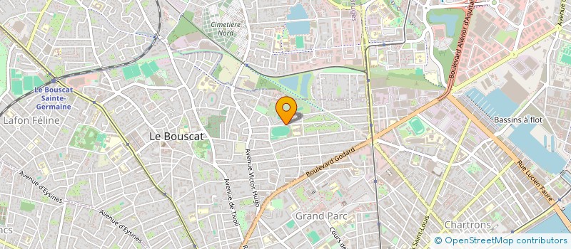 localisation de l'entreprise RELAIS SANTE - RESEAU D'AIDE, D'ORIENTATION ET DE COORDINATION EN SANTE à LE BOUSCAT