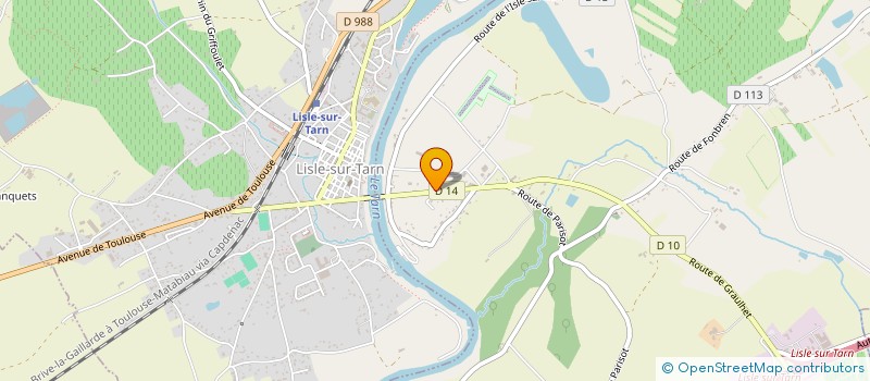 localisation de l'entreprise RELAIS SERVICE  MONTANS