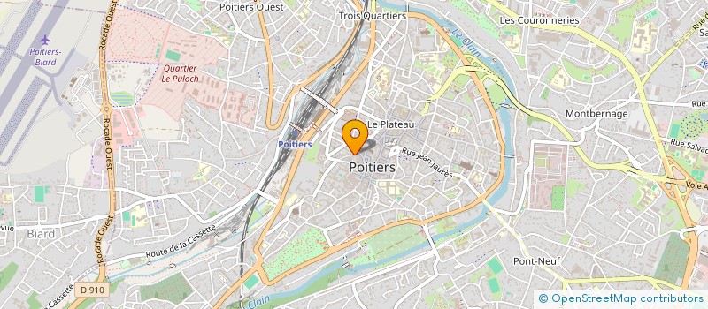 localisation de l'entreprise RELAIS SERVICES - CADRES A TEMPS PARTAGE à POITIERS