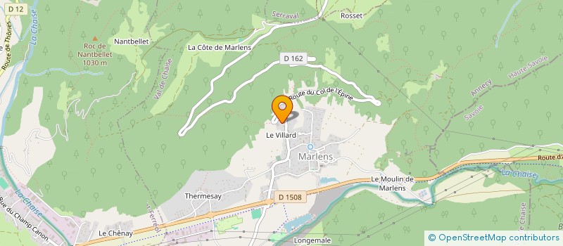 localisation de l'entreprise RELAIS SOLEIL VOYAGES  FAVERGES-SEYTHENEX