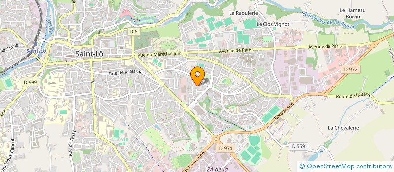 localisation de l'entreprise RELAIS SOLIDAIRE à SAINT-LO