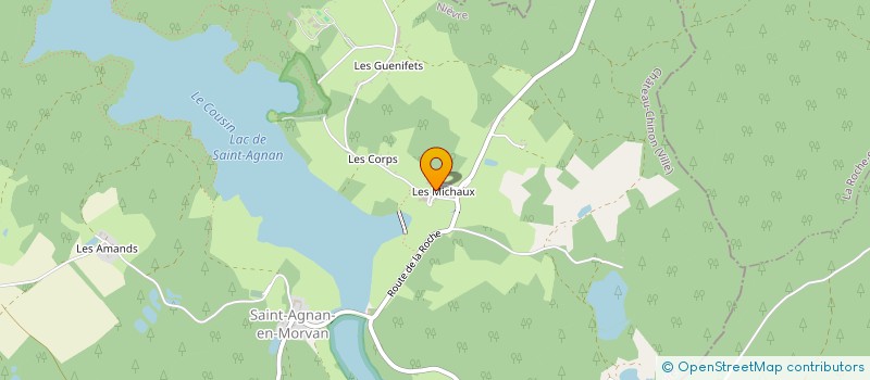 localisation de l'entreprise RELAIS SPORT ET NATURE  ST-AGNAN