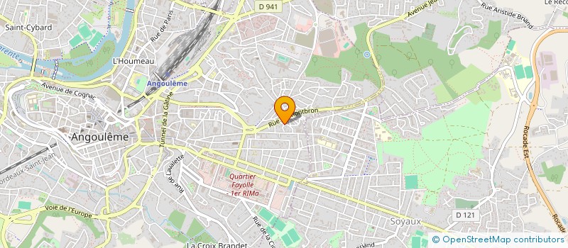 localisation de l'entreprise RELAIS TROC'ART à ANGOULEME