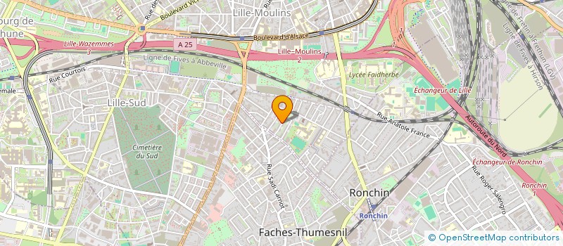 localisation de l'entreprise RELAIS VISION à LILLE