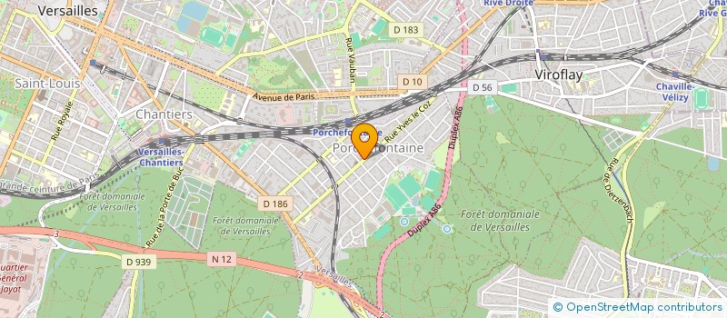 localisation de l'entreprise RELANCE SAS à VERSAILLES