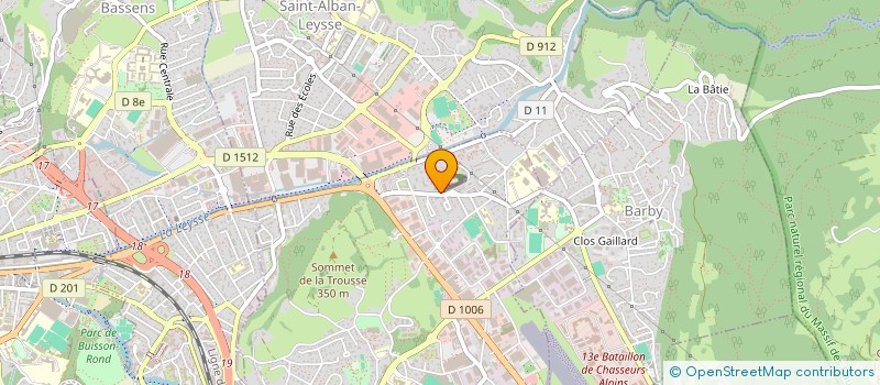 localisation de l'entreprise RELATE-GAMES à CHAMBERY