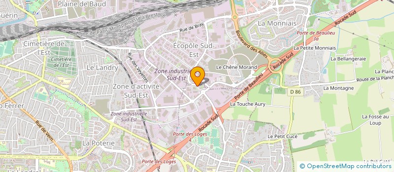 localisation de l'entreprise RELATION CLIENT 35 à CHANTEPIE