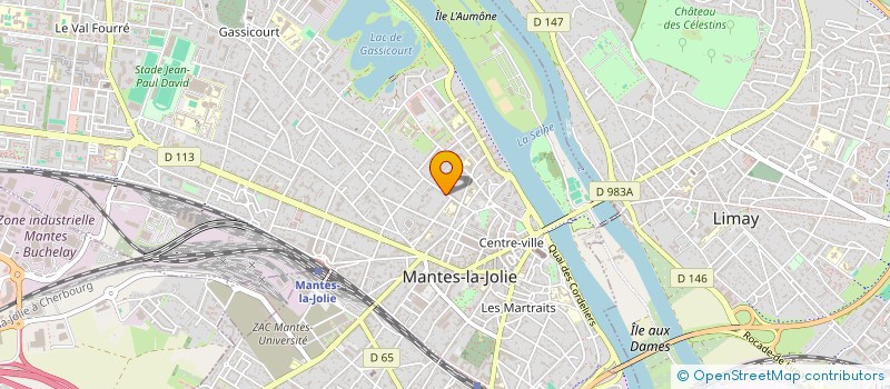 localisation de l'entreprise RELATION CONSEIL ORGANISATION  MANTES-LA-JOLIE