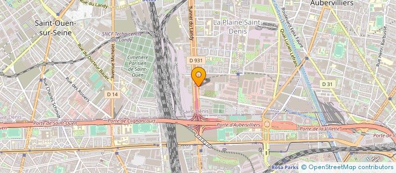 localisation de l'entreprise RELATION PUBLIQUE  SAINT-DENIS