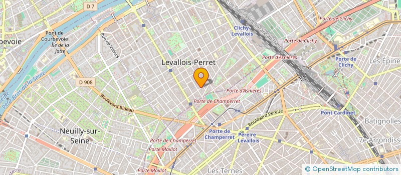localisation de l'entreprise RELATIONS EVENTS à LEVALLOIS-PERRET