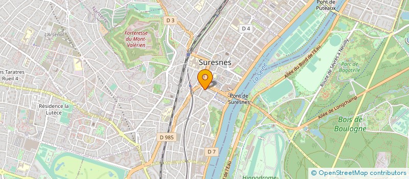 localisation de l'entreprise RELATIONS PRIVEES à SURESNES