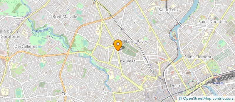 localisation de l'entreprise RELATIONS PUB ET COMMERCIALES INTERNAT à NANTES