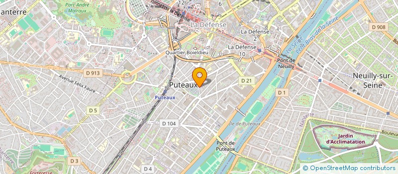 localisation de l'entreprise RELATIVE SYSTEM'S  PUTEAUX