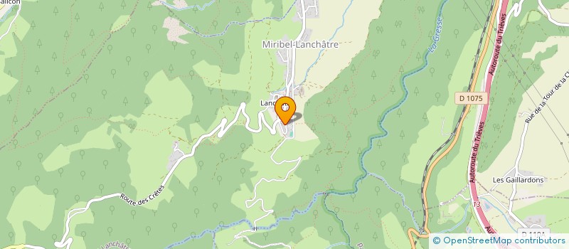 localisation de l'entreprise RELAVE ET FANNIERE à MIRIBEL-LANCHATRE