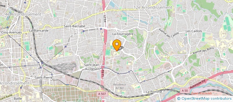localisation de l'entreprise RELAX à MARSEILLE