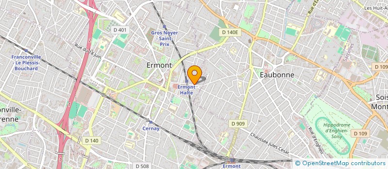 localisation de l'entreprise RELAX'ASSO  ERMONT