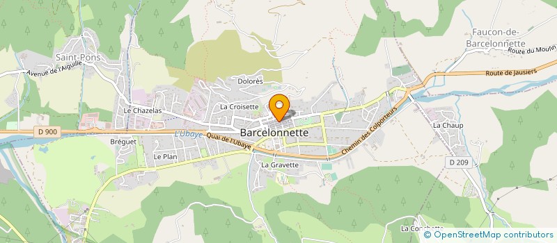 localisation de l'entreprise RELAX DISTRIBUTION BARCELONNETTE  BARCELONNETTE