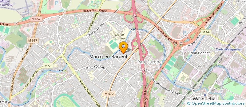 localisation de l'entreprise RELAX FINANCE à MARCQ-EN-BARŒUL