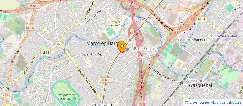 localisation de l'entreprise RELAX HOLDING à MARCQ-EN-BARŒUL
