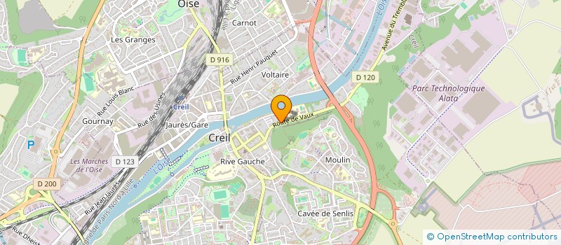 localisation de l'entreprise RELAX'IMMO LOCATION  CREIL