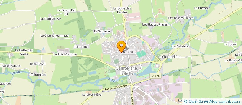 localisation de l'entreprise RELAX'NAT  VALLONS-DE-L'ERDRE