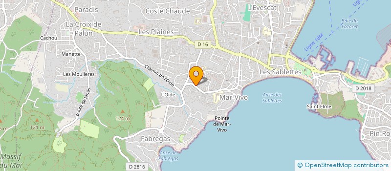 localisation de l'entreprise RELAX NAUTIQUE  LA SEYNE-SUR-MER