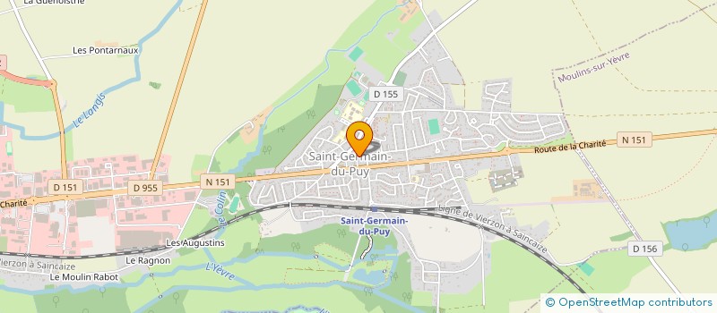 localisation de l'entreprise RELAX-YOGA-CLUB  SAINT-GERMAIN-DU-PUY