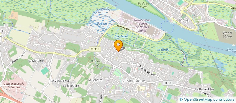 localisation de l'entreprise RELAXATION ET EXPRESSION  LA MONTAGNE