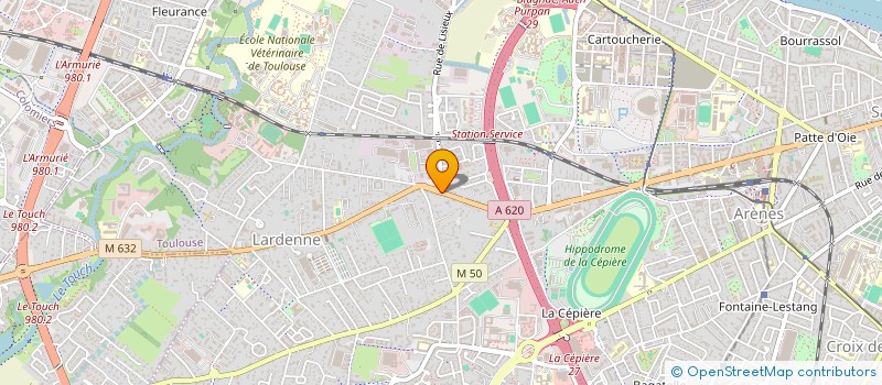 localisation de l'entreprise RELAXIA à TOULOUSE
