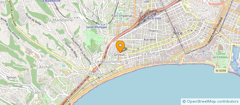 localisation de l'entreprise RELAXIMO à NICE