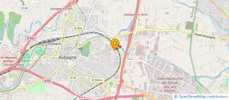 localisation de l'entreprise RELAXINCAPS à AUBAGNE