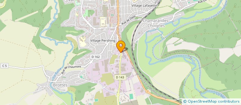 localisation de l'entreprise RELAY à CHAUMONT