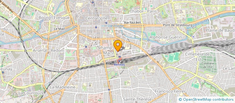 localisation de l'entreprise RELAY M-INVEST  RENNES