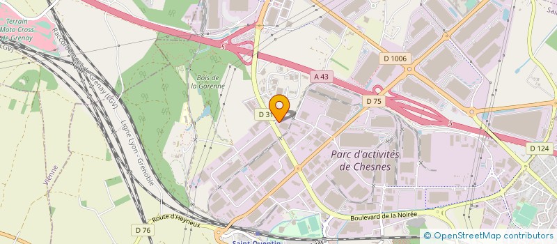 localisation de l'entreprise RELCO SUD OUEST à SAINT-QUENTIN-FALLAVIER