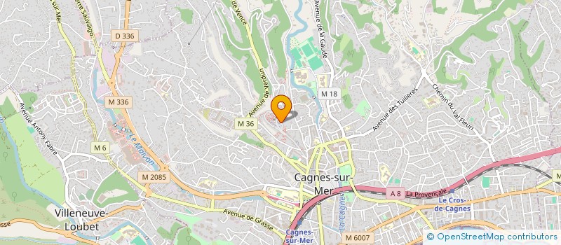 localisation de l'entreprise RELEASED PEOPLE à CAGNES-SUR-MER